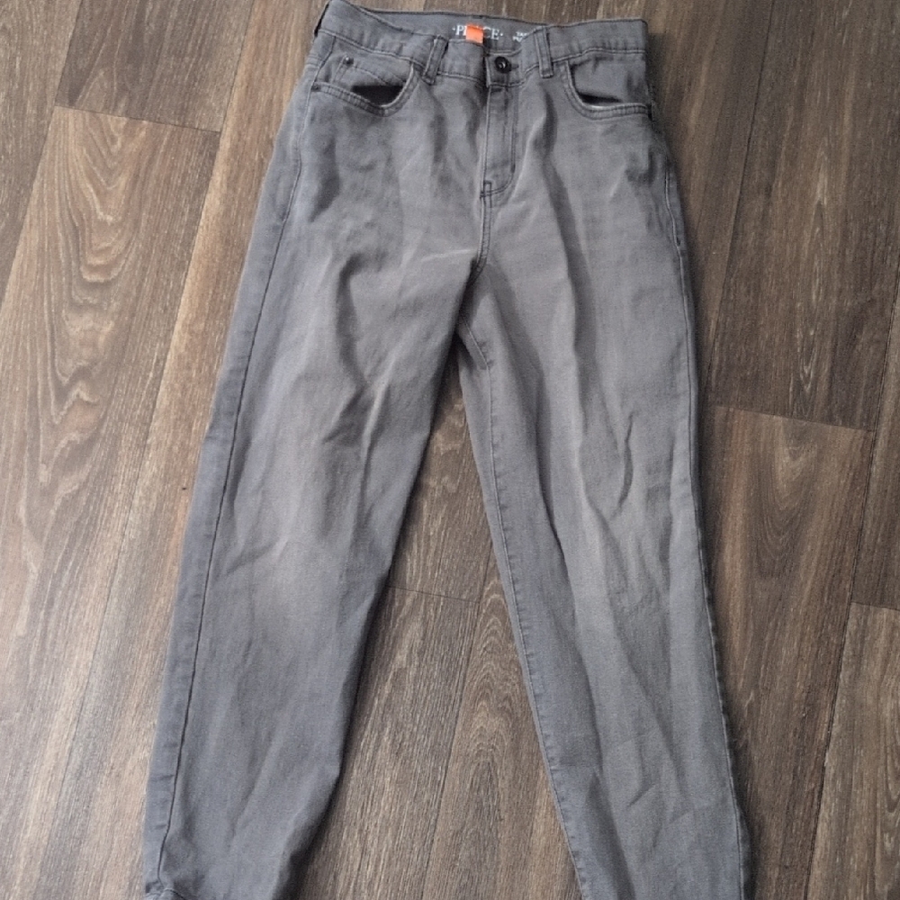Boys' Gray Tapered Jeans
